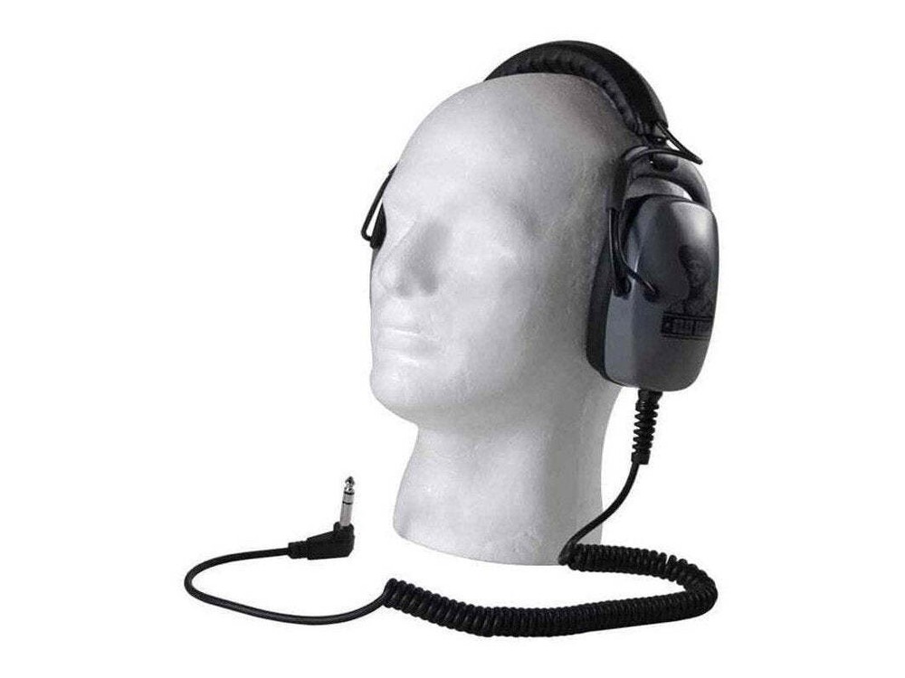 DetectorPRO Gray Ghost Deep Woods Headphones with 1/4" Angle Plug
