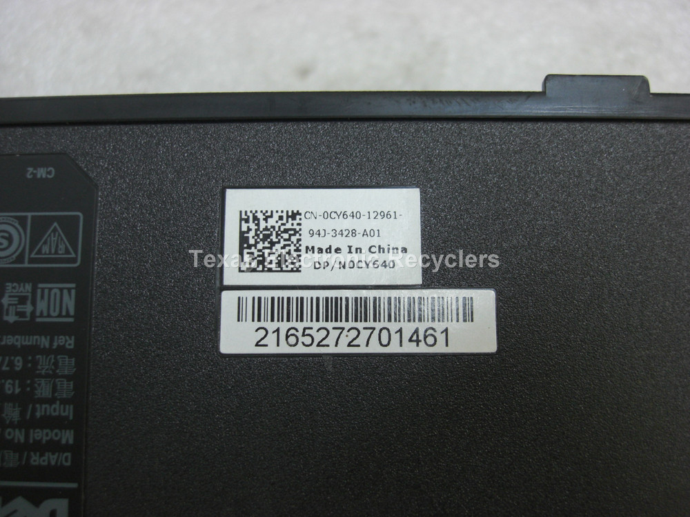 Genuine Dell 0cy640 E-Port Plus Replicator Docking Station No AC Adapter