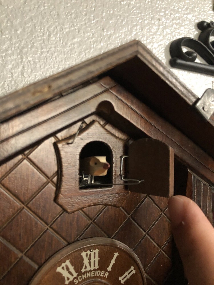 Vintage German Black Forest Cuckoo Clock …See Description