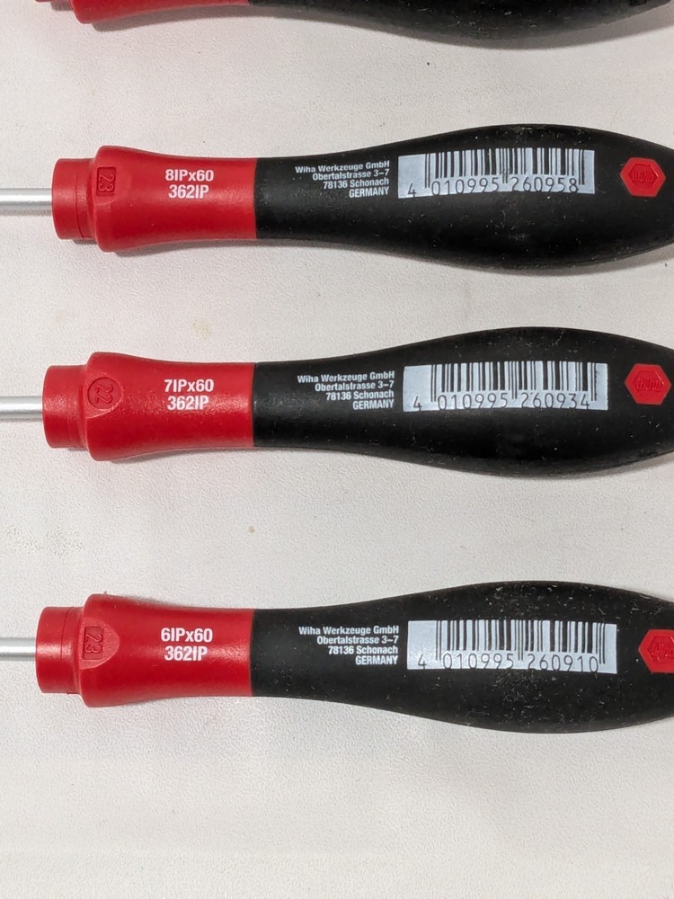 Wiha Screwdriver Set: 5 Pc, TorxPlus INCOMPLETE 36296