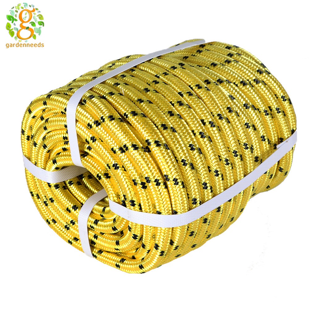 Heavy Duty Double Braid 1/2"x100’ Polyester Rope Sling 5500Lbs BREAKING STRENGTH