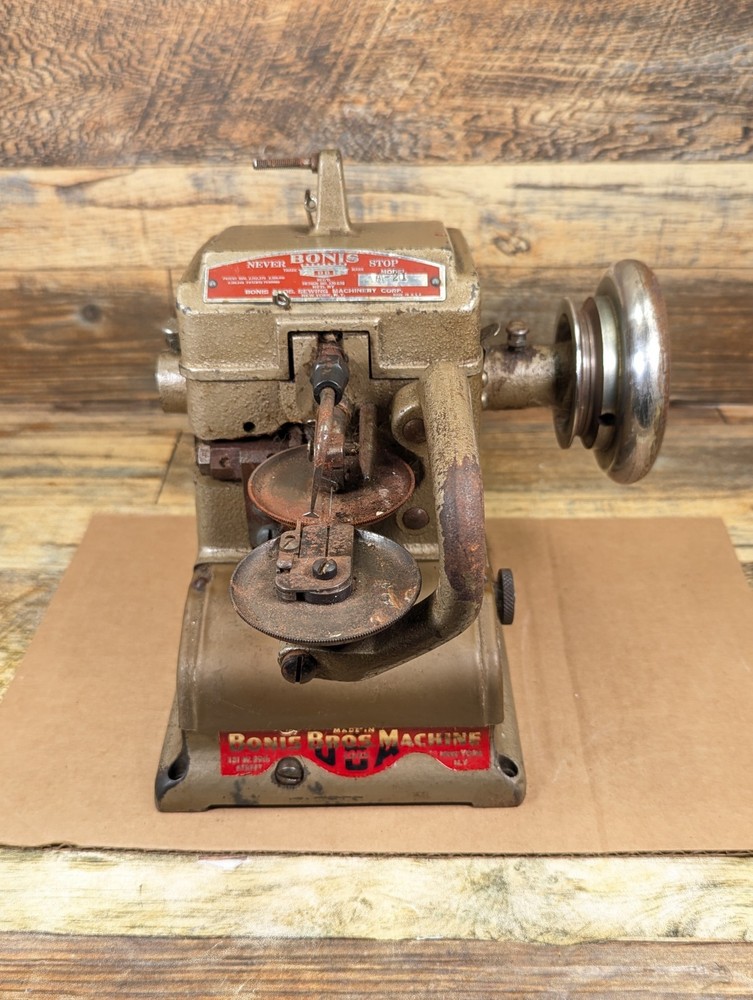 Bonis Never Stop Model A-21 Sewing Machine UNTESTED