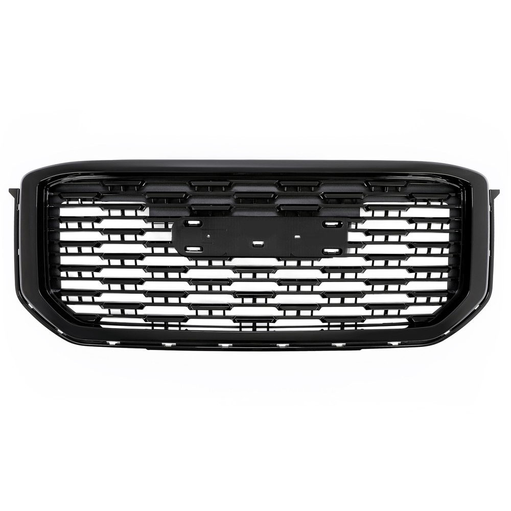 For GMC Yukon Denali Style 2015-2020 22936421 Front Upper Grille Gloss Black ABS