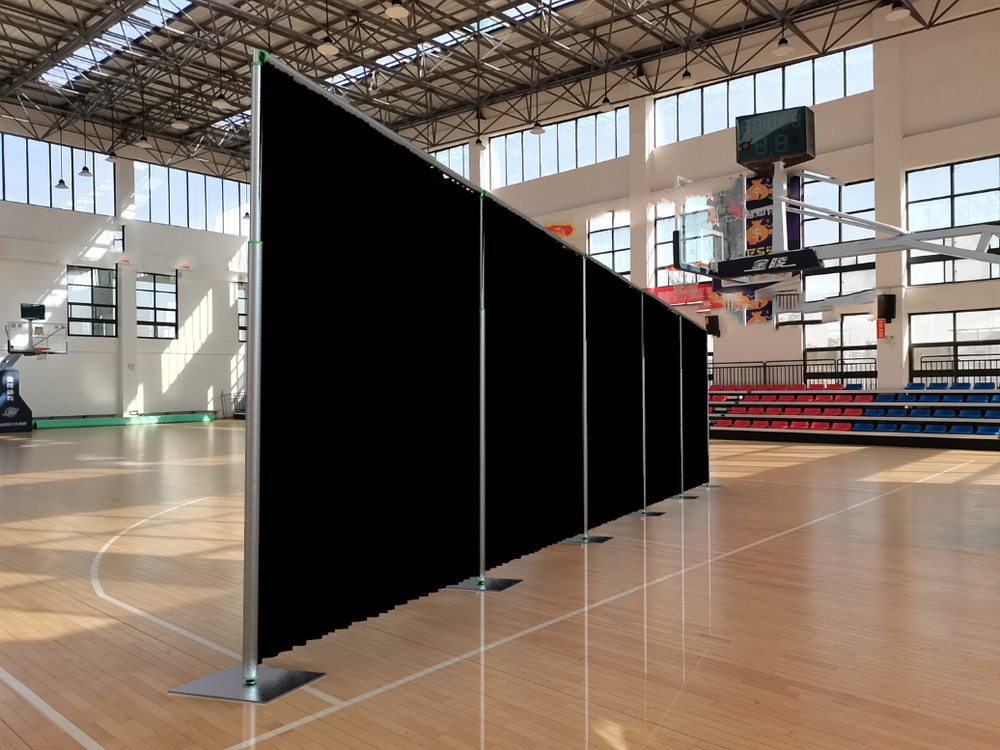 ADJUSTABLE QUICK BACKDROP KIT 10 FT TALL x 10FT-50FT WIDE PIPE WITHOUT DRAPE