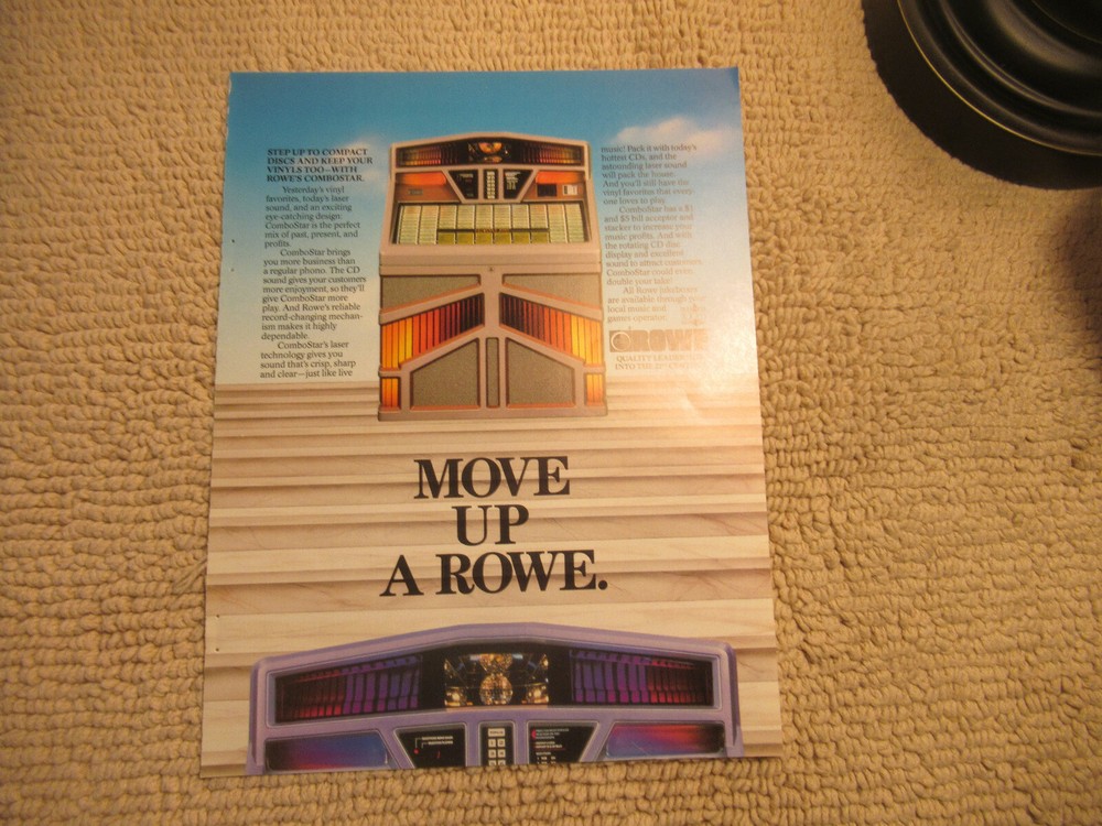original ROWE JUKEBOX combostar   FLYER