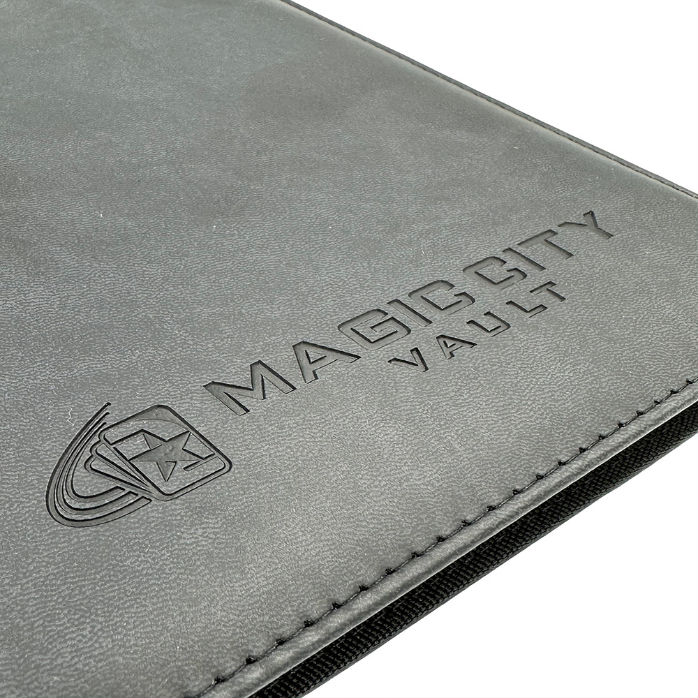 Magic City Vault | Leather TopLoader Binder | Holds 252 Standard 3”x4” Toploader