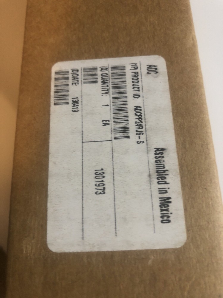 ADC ADCPP24RJ6-S, 24 Port 19” RJ45 Coupling Patch Panel