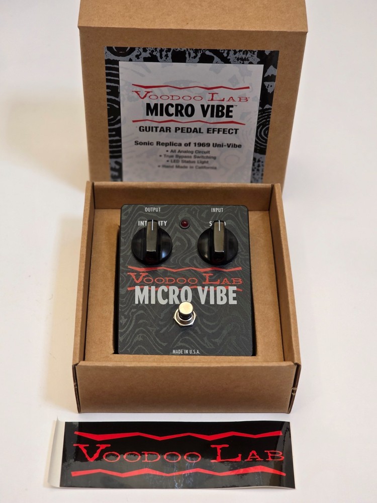 Voodoo Lab Micro Vibe Guitar Pedal Effect