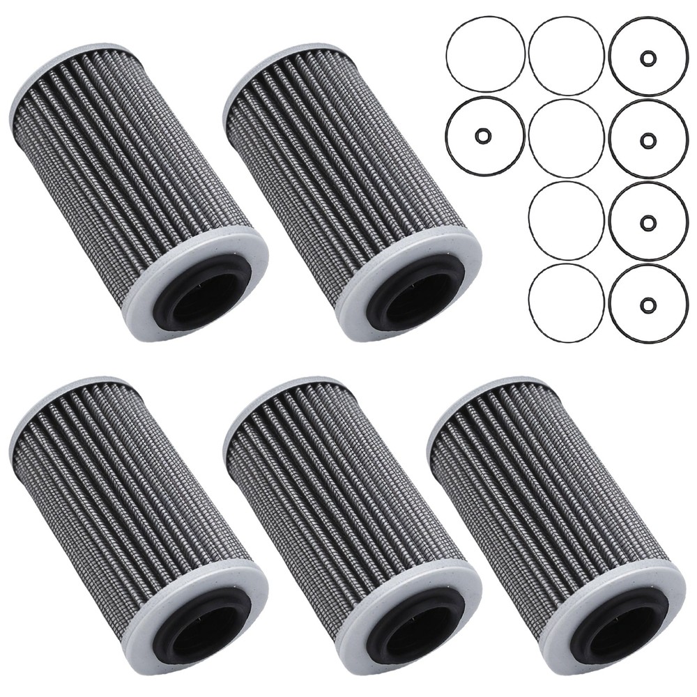 5X Oil Filters W/O-rings For Sea-Doo 130-300hp GTI RXT RXP GTX 420956744