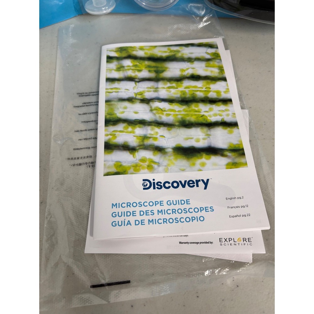Discovery Microscope Science Kit STEM Set with Tools and Specimen Vials