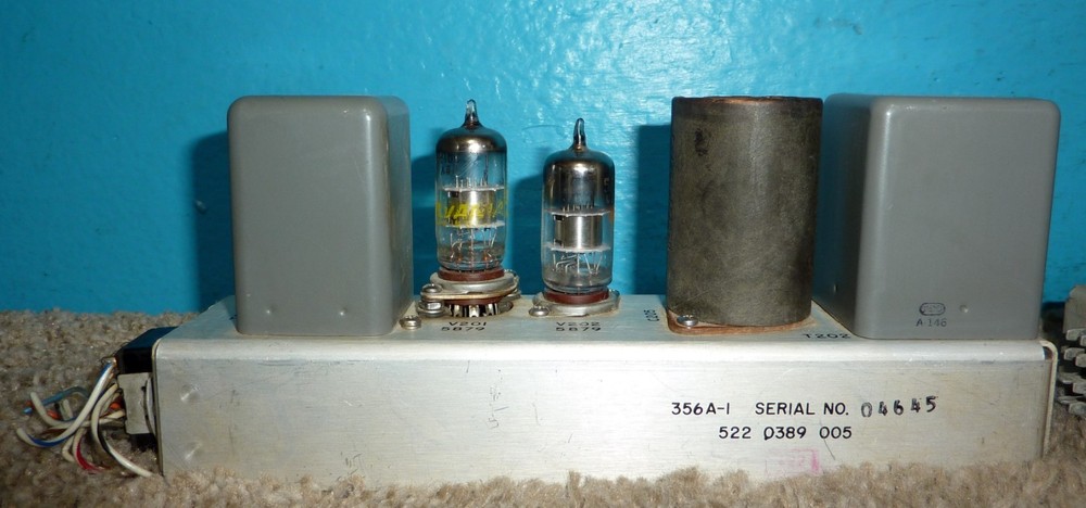 2 Collins 356A-1 Microphone Preamplifiers w/ Paperwork