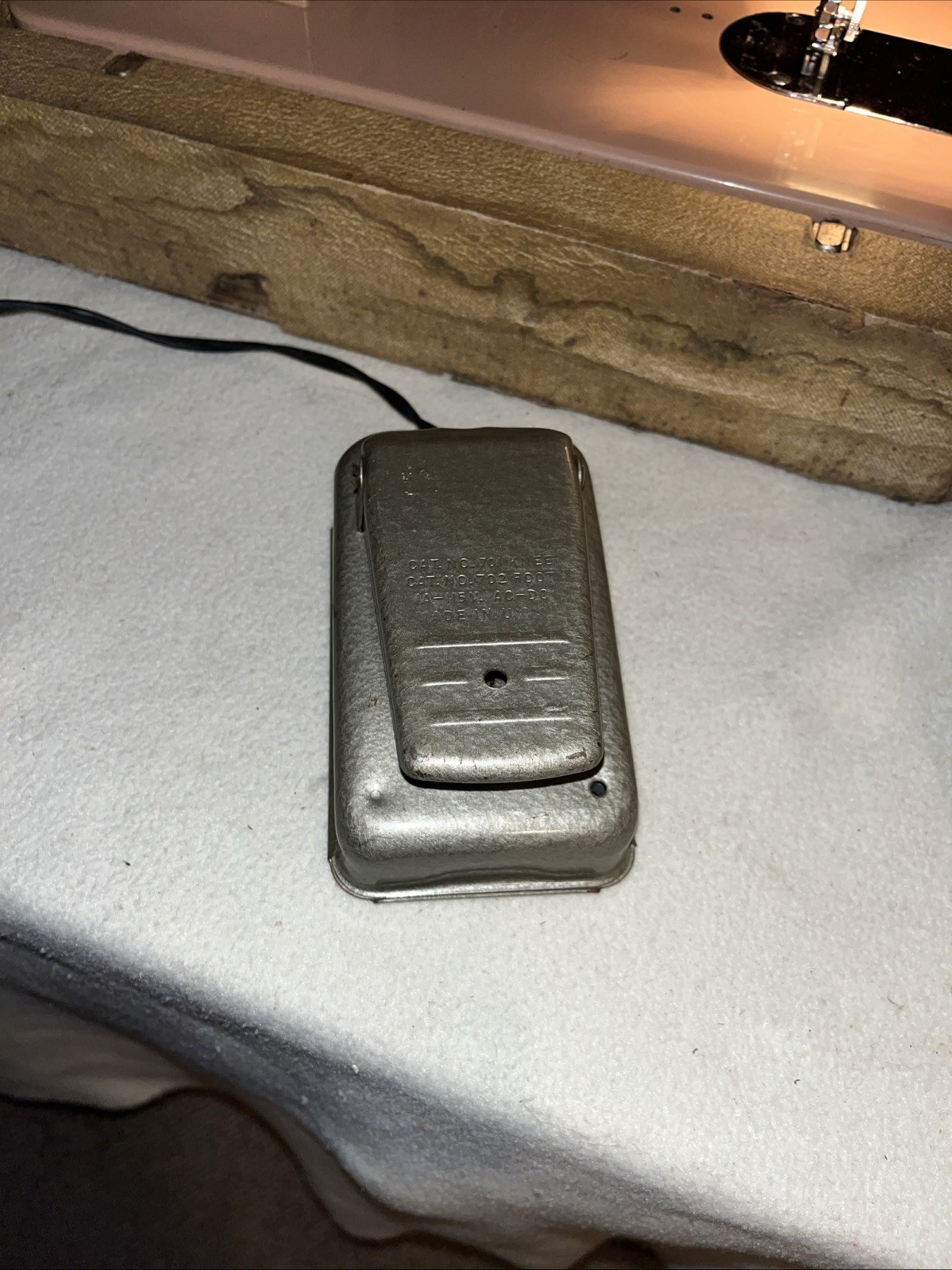 Vintage RARE Nelco Sewing Machine Model H222 With Pedal & Case JC-2 Toyota Japan