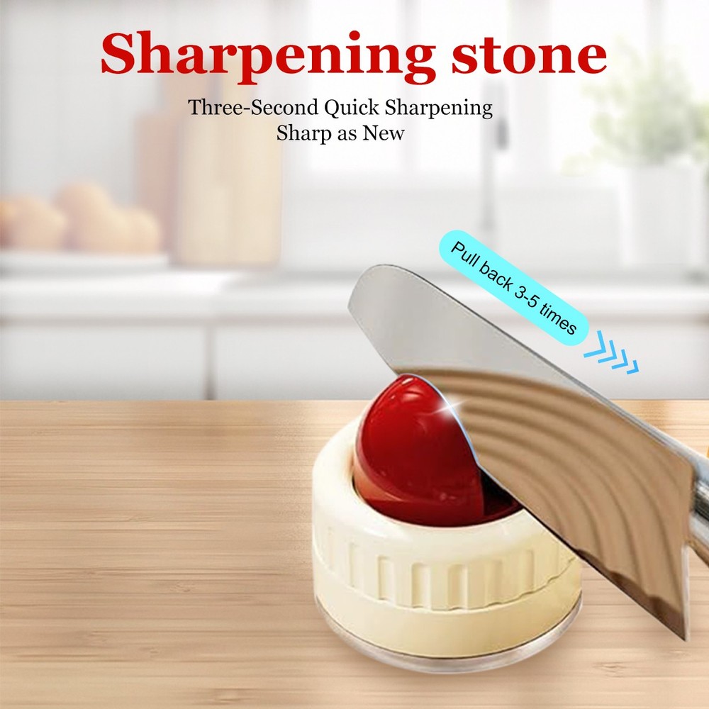 Kitchen Knife Scissors Sharpener Sharpening Tool for Straight & Serrated Knives