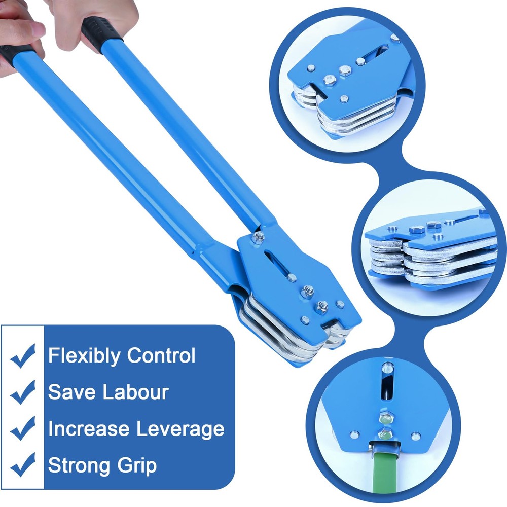Banding Packaging 1772 FT (Length only), Strapping Kit (Blue)