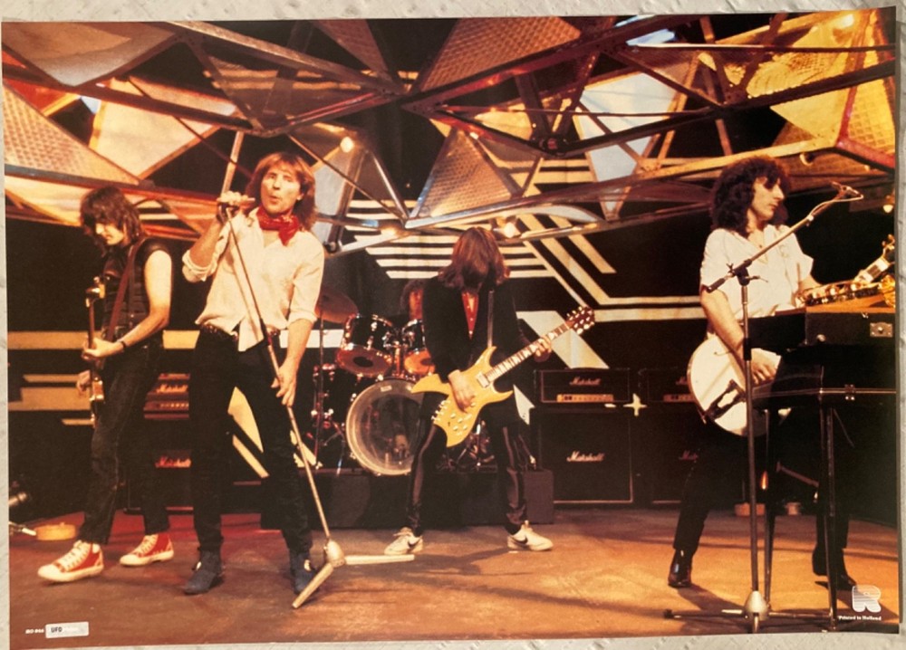 UFO 1982 Poster With Scorpions Error Rock On Holland