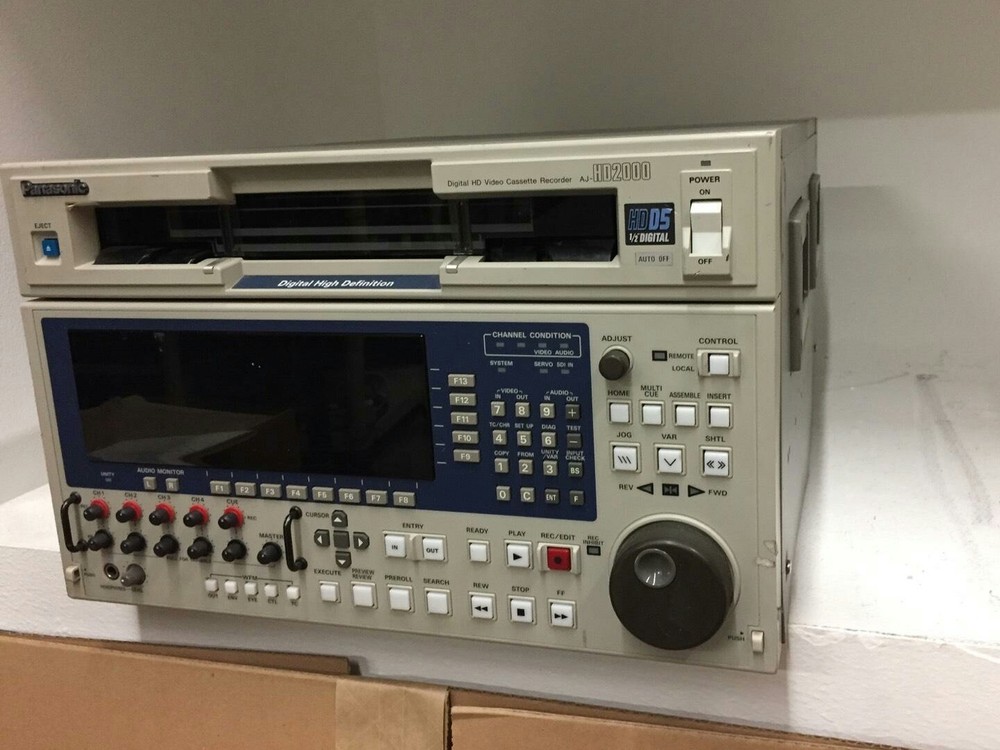 Panasonic AJ-HD2000 D5 Recorder Player in good working condition