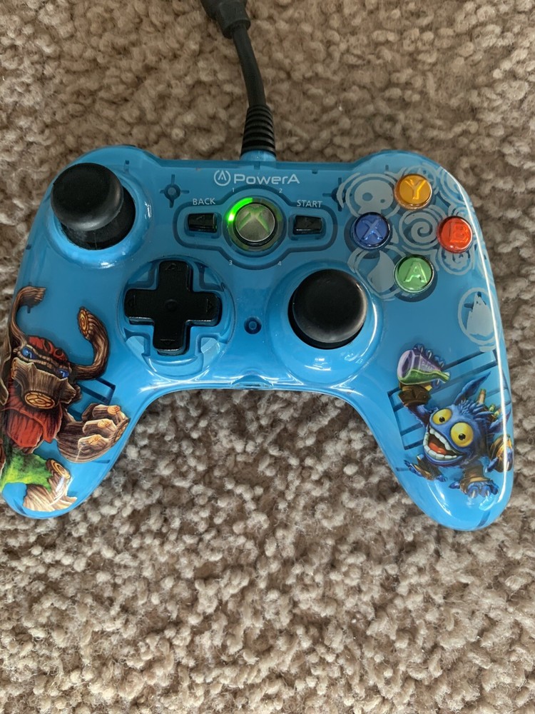 Skylanders Power A Mini Wired Xbox 360 Blue Controller Works great.... RARE