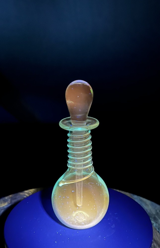 2006 BATH Blown Glass Amphora Perfume Bottle with Dauber