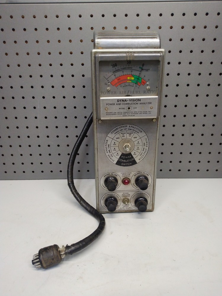 Vtg Dyna-Vision Power And Combustion Analyzer Model 339