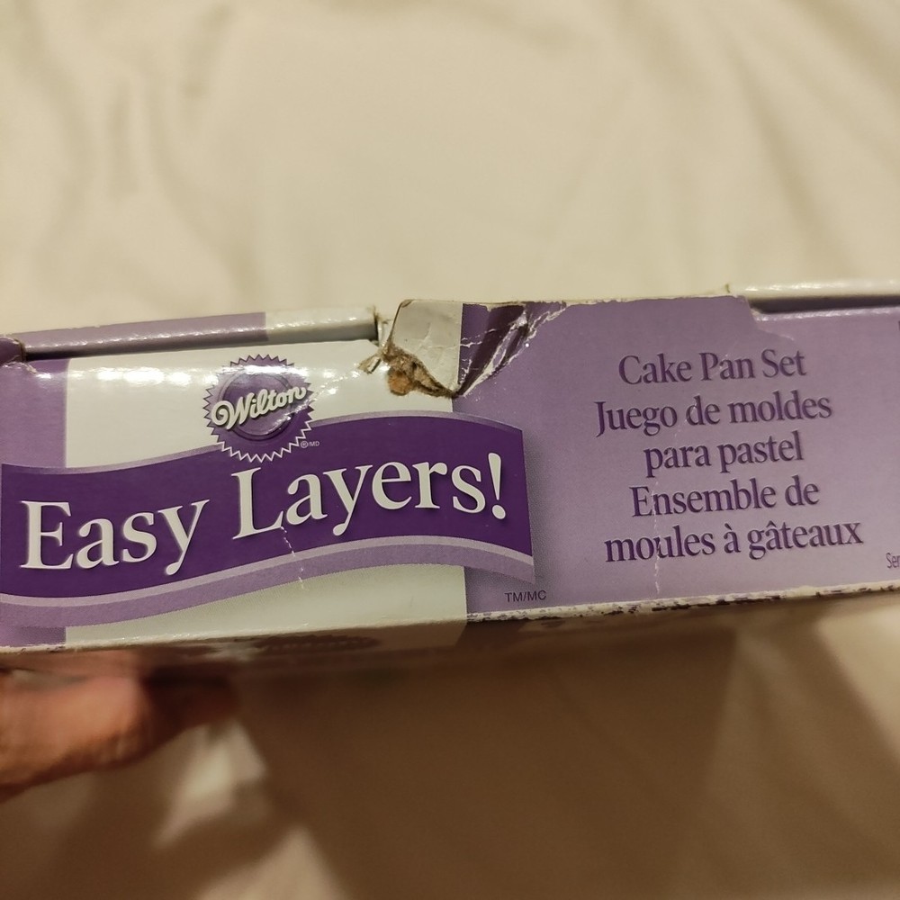Wilton Easy Layers Cake Pan 5 Piece mini pans Makes One Cake