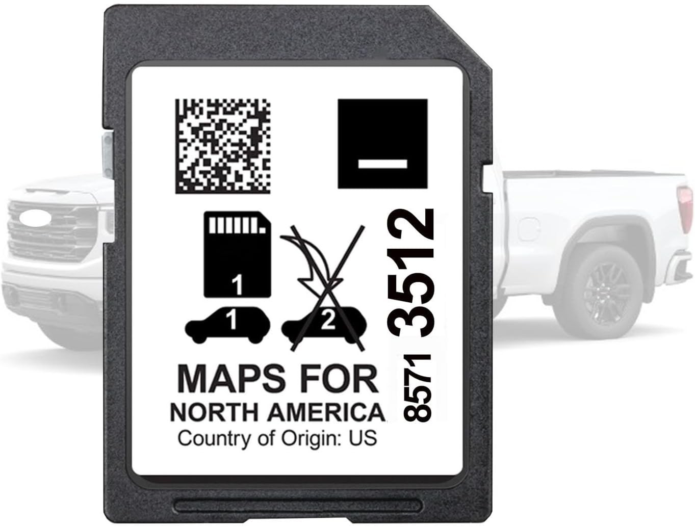 2024 Released GPS Navigation sd Card Fits Cadiliac Chevrolet Buick GMC,Map Updat
