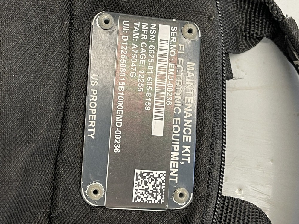 US Military Maintenance Kit, Electronic equipment back Pack.