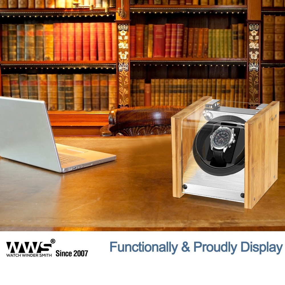 Single Watch Winder for Extra Large to Small Automatic Watches Display Box