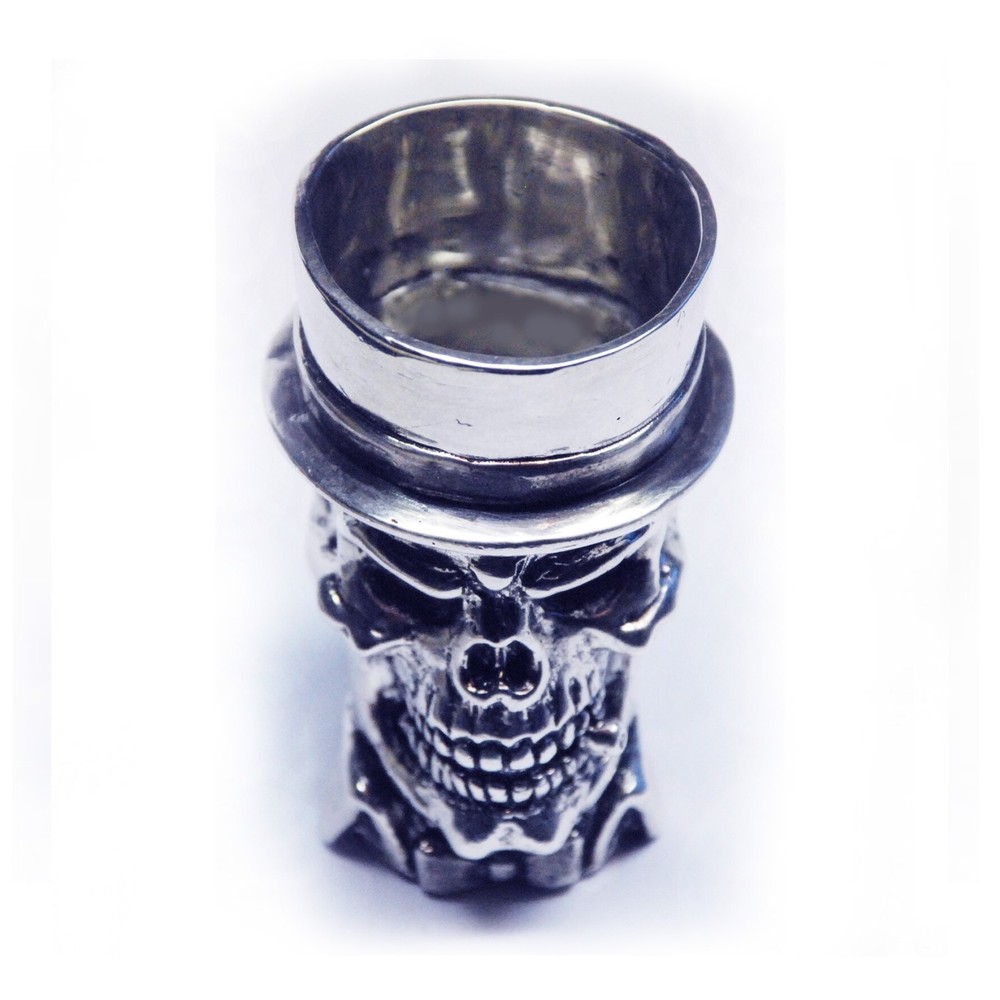 Mr Skull Sterling Silver Shot Cup