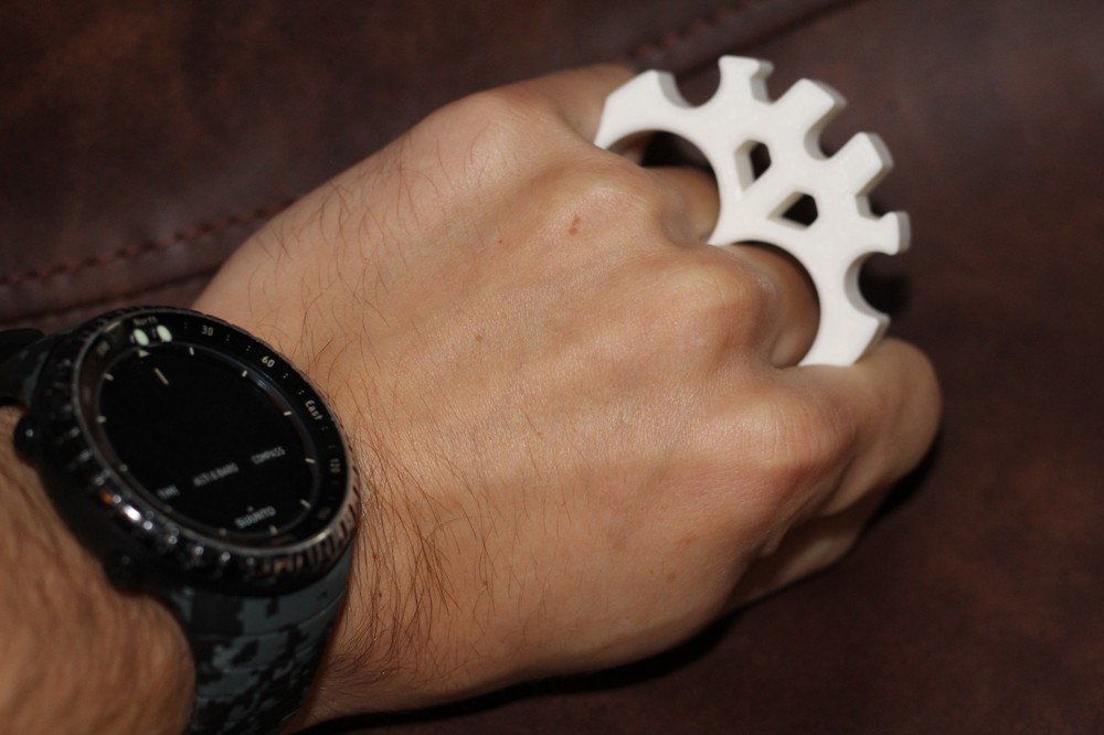 Skull-E Self Defense Key Chain, Non-Metallic, 3D Printed
