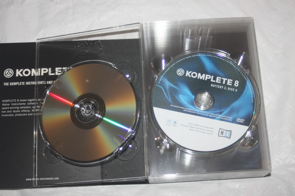 The Komplete 8 Instruments & Effects Collection Discs (Educational Version)