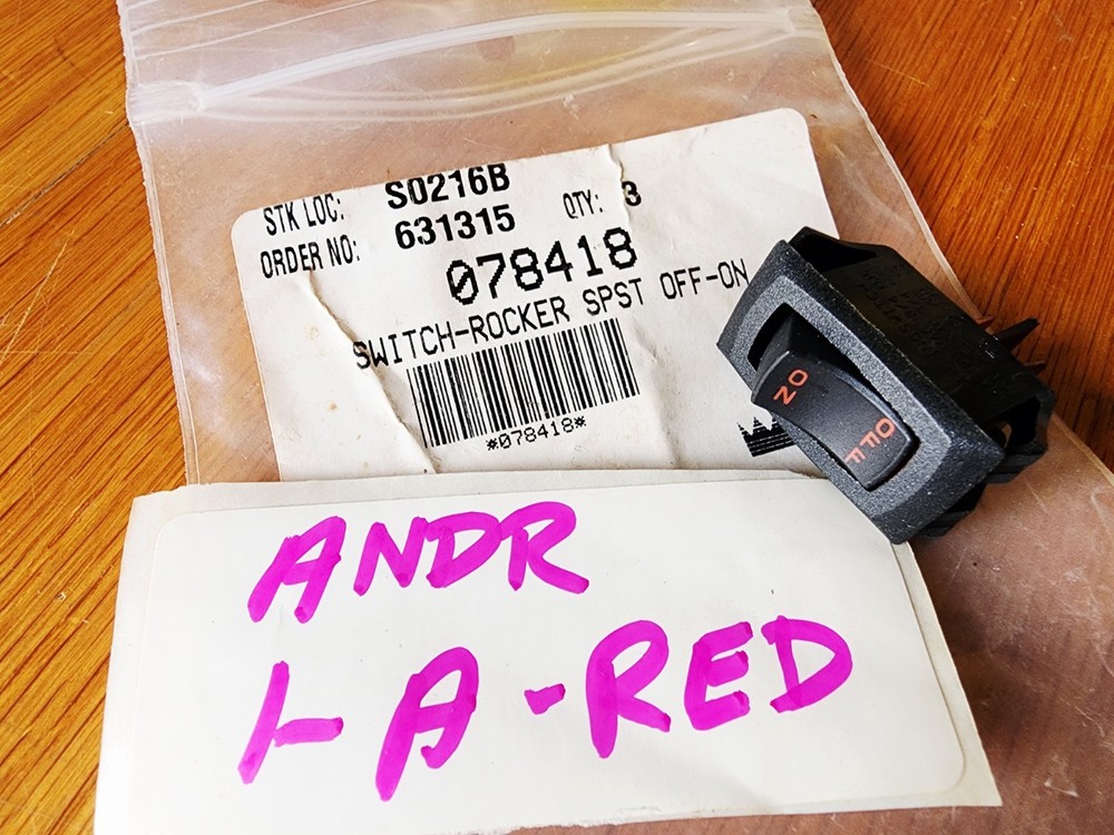 Taylor Freezers 078418 Rocker Switch