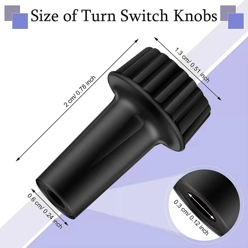 Lamp Turn Knob Replacement 20mm 8PCS Light Switch Knobs Socket Floor Table Lamps