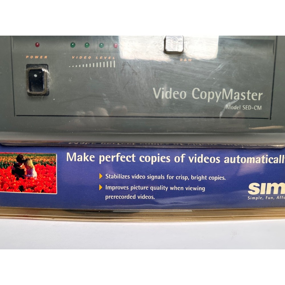 Sima Video CopyMaster Automatic Video Enhancer and Duplicator Model SED CM