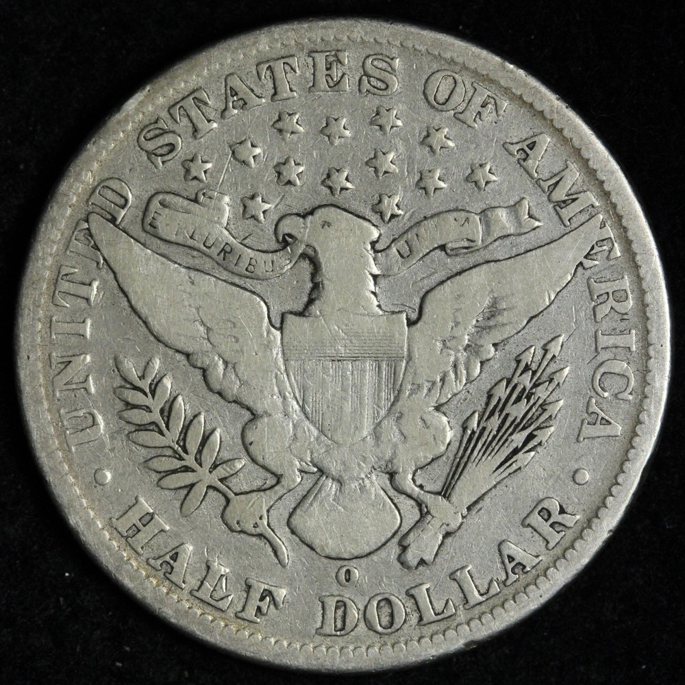 1897-O Barber Silver Half Dollar FINE+/VF E333 SACNU