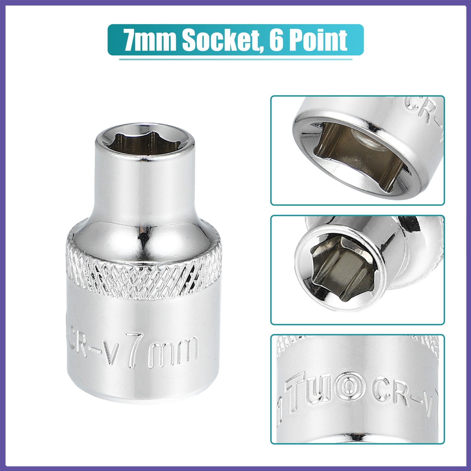 1Set A/C Compressor Clutch Hub Remover Tool 7 mm Socket for Mercedes Benz 5SEL12