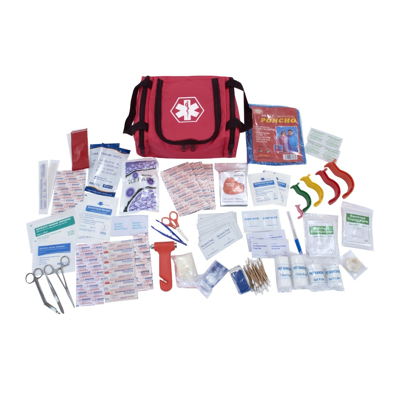 First Aid First Responder Trauma Kit Outdoor Family Survival Medical Travel Bag