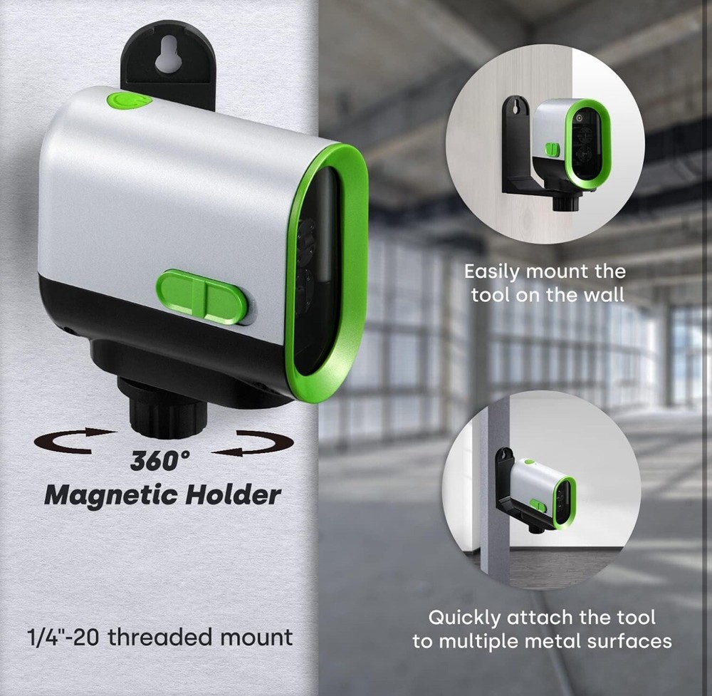 ENVENTOR Green Laser Level, Self Leveling Laser Level, Horizontal & Vertical Cro