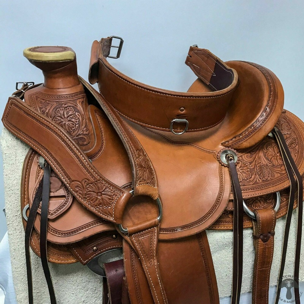 WILDRACE New Western Leather Saddle
