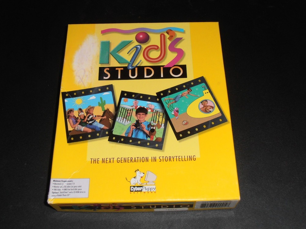 Kids Studio (Mac, 1993) Rare