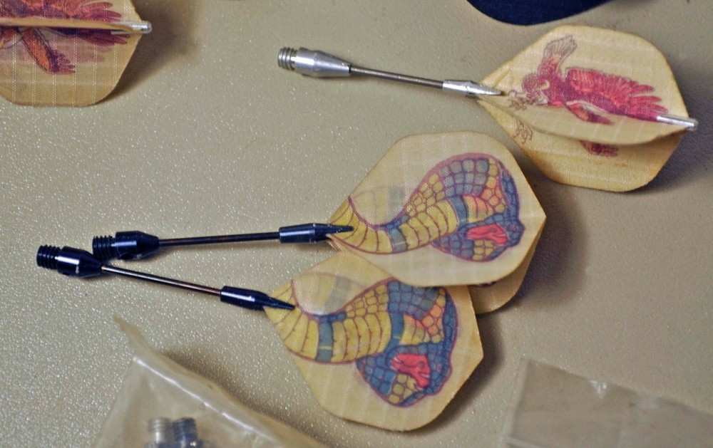 Lot Soft Tip Darts Harley Davidson Flights Case Assorted Misc