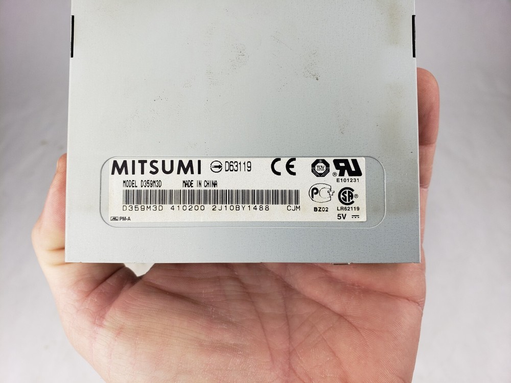 Vintage Mitsumi D359M3D 3.5" PC Disk Drive - Hard Floppy Internal