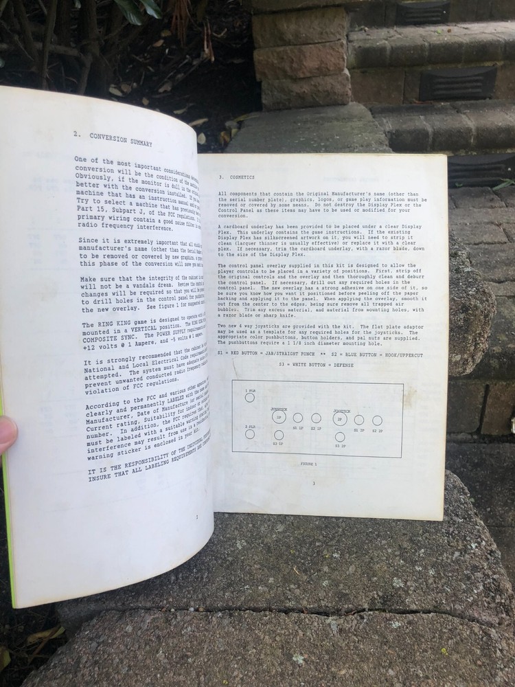 Ring King by Data East Arcade Conversion Kit Installation Manual