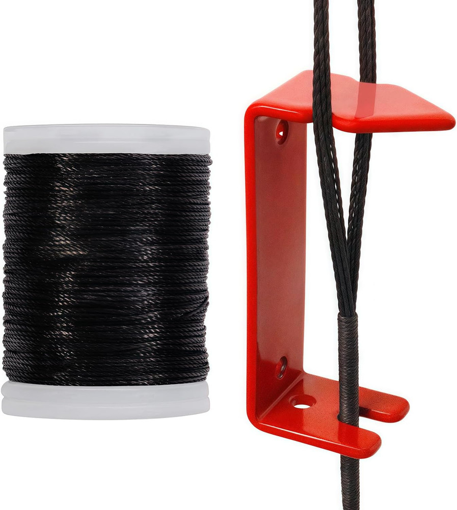 Archery Bowstring Separator and Bowstring Serving Thread Set Peep Sight Installe