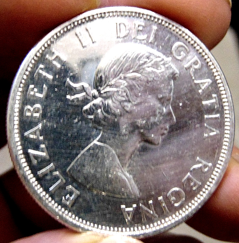 CANADA 1964 BU UNCIRCULATED .800 silver dollar