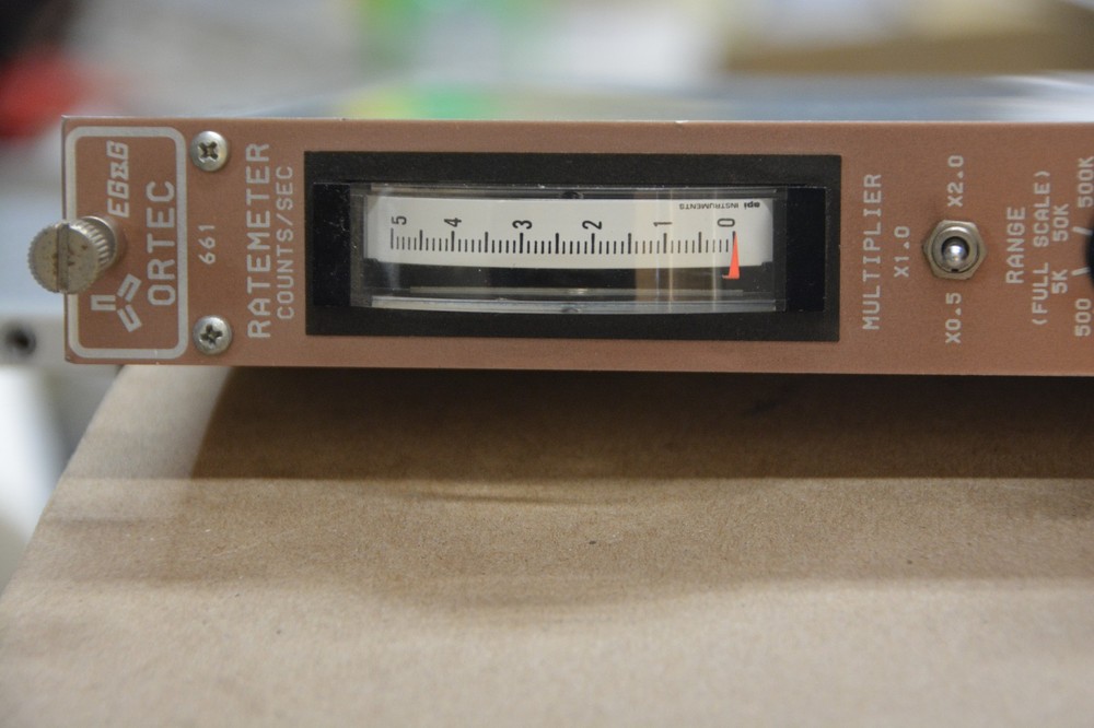 ORTEC 661 ANALOG RATEMETER NIM BIN MODULE, EXC. COND., TESTED