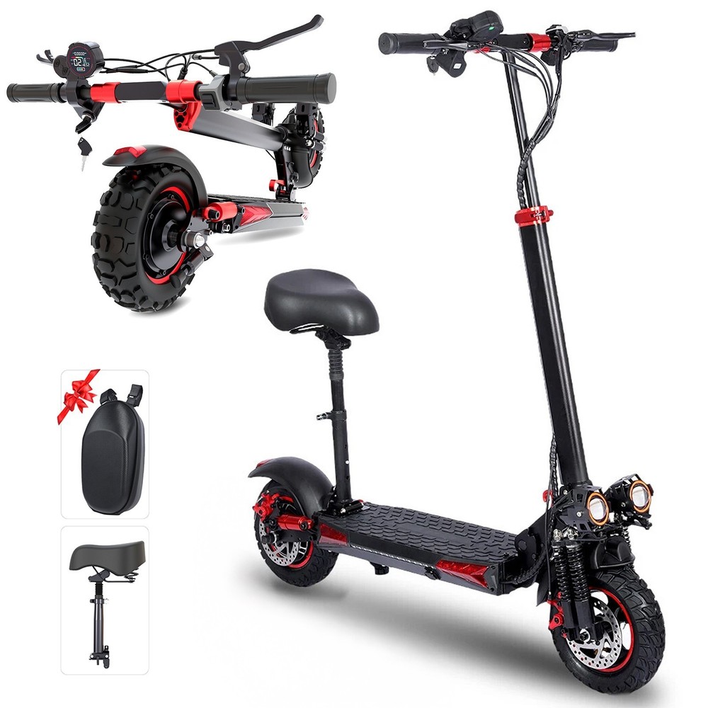 48V 1200W Foldable  Electric Scooter 21AH Off-road E-Scooter With a Bag J11 PLUS