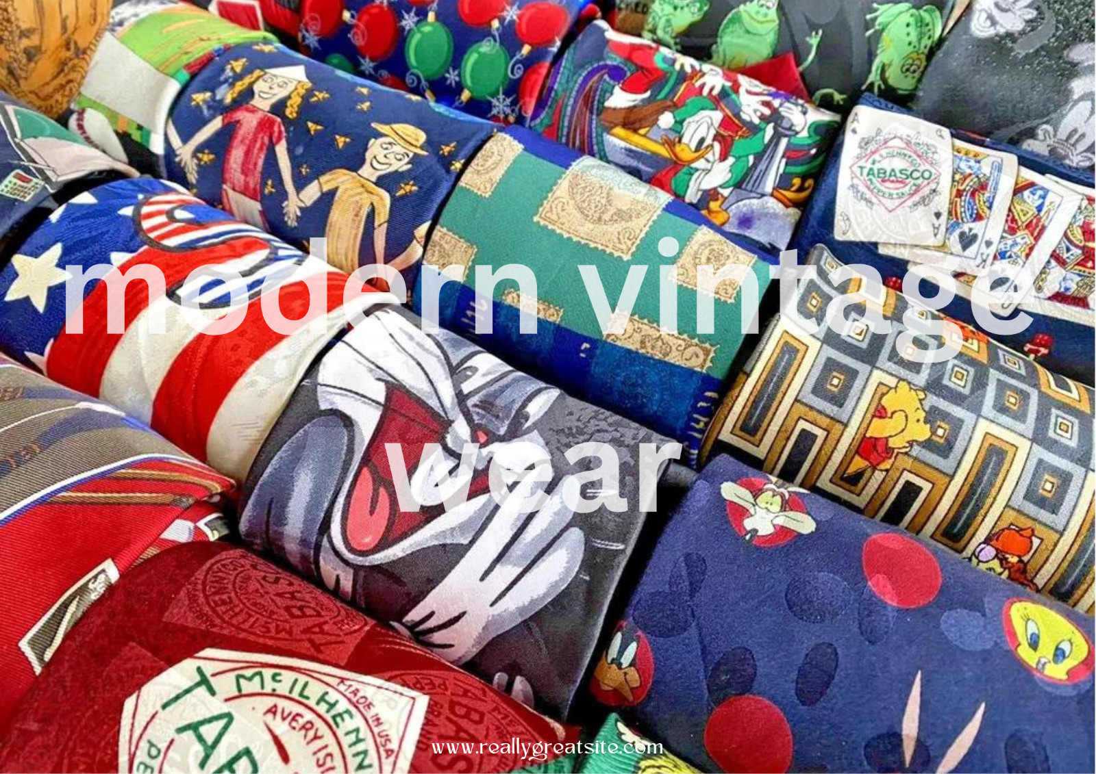 100 Pc Mens Novelty Neckties Lot Sport Looney Tunes Food XMas Cartoon Mix