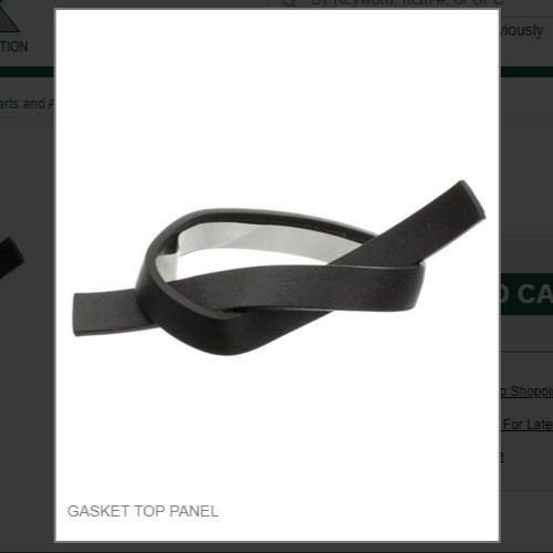 GASKET TOP PANEL  #1011448-16