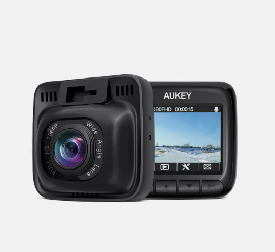 AUKEY 1080P Dash Cam | 170° Wide Angle | Loop Recording | Night Vision | Canada