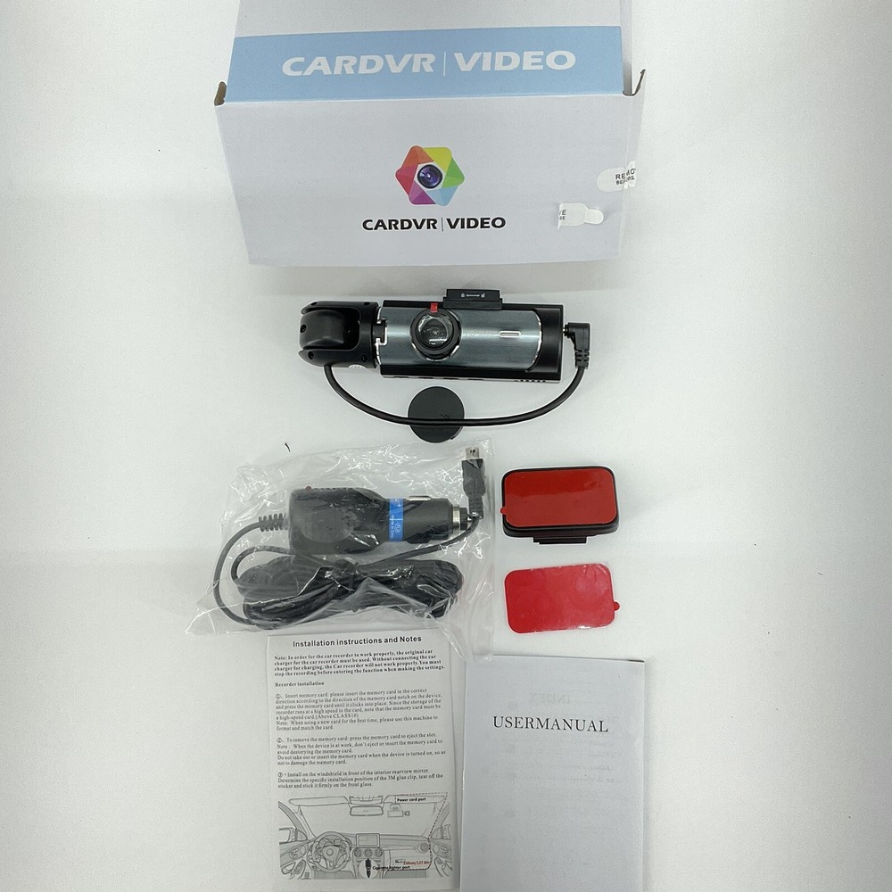 Car DVR Wide-Angle 2-Record High-Definition Night Vision 1080P Driving Recorder